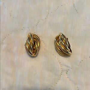 Elegant Gold Knot Earrings